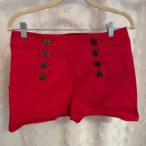 Express Red Shorts